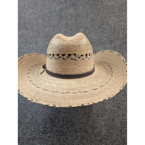 Carlos Hats Sahuayos Hat Cowboy Fitted Mens Straw Western Brown Lot 2 Rodeo - Picture 14 of 16